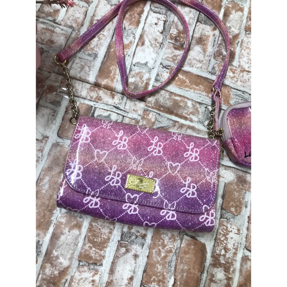 Luv Betsey Johnson Purple Jelly Urban Outfitters Exclusive Crossbody Shoulder - Picture 2 of 7